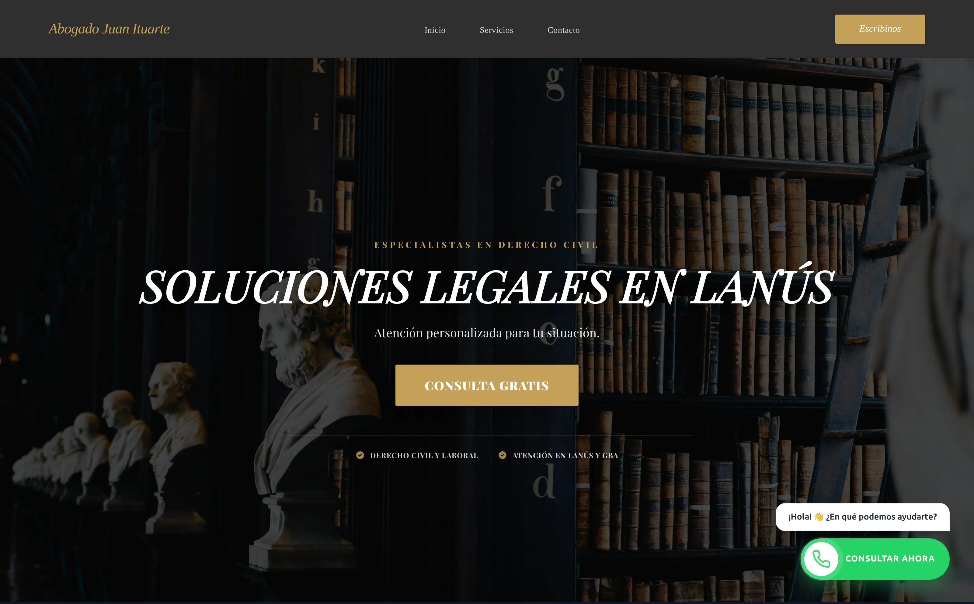 Sistema de captación digital para estudio jurídico